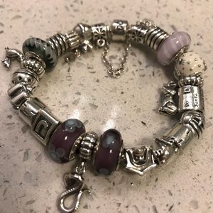 Authentic Full Silver Pandora Bracelet